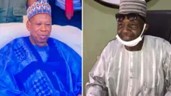 Govnor Abdullahi Ganduje and sacked commissioner