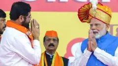 நரேந்திர மோதி, ஏக்நாத் ஷிண்டே, மகாராஷ்டிரா தேர்தல் 