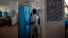 Aworan ileewosan ati olutọju kan