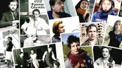 Коллаж из фотографий журналистов Русской службы Би-би-си разных лет