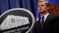 Hoton shugaban FBI  Christopher Wray