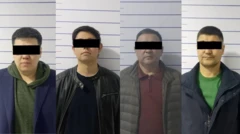 ИИМ тараткан сүрөттөр: Темирлан Султанбеков, Кадыр Атамбаев, Кубанычбек Кадыров, Шайлообек Атазов.