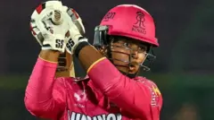 வைபவ் சூர்யவன்ஷி ஐபிஎல் தொடரில் ராஜஸ்தான் ராயல்ஸ் அணிக்காக விளையாடுகிறார்.