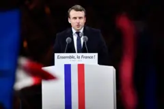 Emmanuel Macron na eleição francesa de 2017