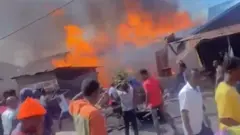 Inkongi y'umuriro yibasiye ahantu ho gutura mu myaka ishize i Goma