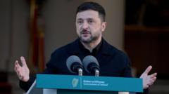 «Ровно в тот момент». Ирландия расследует полет неизвестных дронов около маршрута самолета Зеленского