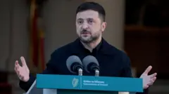Володимир Зеленський під час візиту до Ірландії
