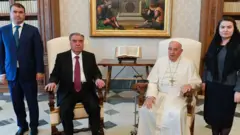 Тожикистон президенти Ватиканда