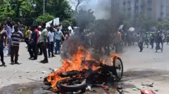 সাম্প্রতিক একটি সহিংসতার দৃশ্য