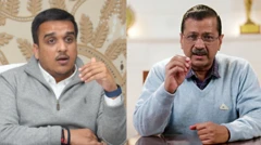 हर्ष संघवी और अरविंद केजरीवाल