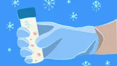 टेस्ट ट्यूबमा मानव डिम्ब सङ्कलन गरेर राखिएको देखिने चित्राङ्कन 