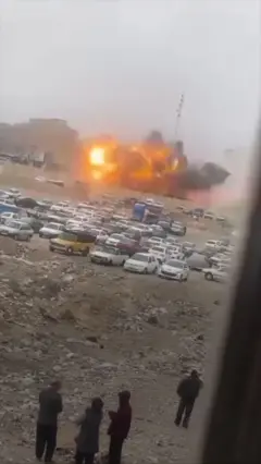 لحظه حمله به سپاه نسیم‌شهر در کرج
