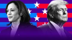 Bà Harris và ông Trump