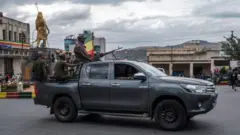 የፀጥታ ኃይሎች በጎንደር (ፎቶ፡ ከፋይል)