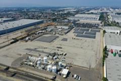 Vista aérea de las instalaciones de lo que fue Montrose Chemical Corp, ubicada en la avenida Normandie Ave. Torrance, Los Ángeles, California, el martes 22 de septiembre de 2021.