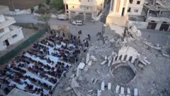 نماز عید فطر در غزه