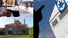 Fotos of Guinness and Kimberly-Clark buildings