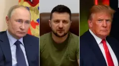 Putin oo dhoosha ka qoslaya kadib kulankii Trump iyo Zelensky ee Aqalka Cad