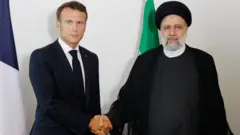 رئیسی و مکرون