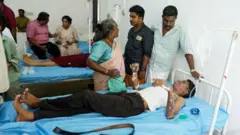 এর্নাকুলাম মেডিকেল কলেজ হাসপাতালে বিস্ফোরণে আহতদের ভর্কি করানো হয়েছে