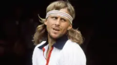 Bjorn Borg u finalu Vimbldona 1980, gde je igrao protiv velikog rivala Džona Mekinroa