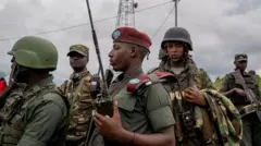 Bamwe mu barwanyi b'umutwe wa M23 