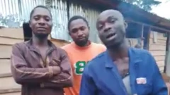 Screenshot from an SOS video of Nigerians calling for help from Central Africa Republic where they claim they are being held under forced labour