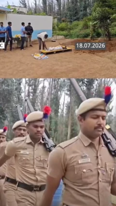 காணொளி: இறந்த மோப்ப நாய்க்கு 24 குண்டு முழங்க மரியாதை