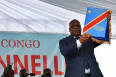 Felix Tshisekedi lors de sa prestation de serment en janvier 2019