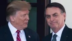 Donald Trump y Jair Bolsonaro.