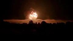 Видео взрыва в Тверской области