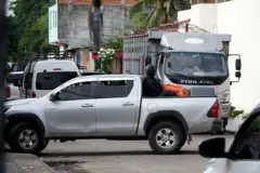 Una camioneta en Bolivia.