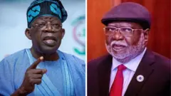 President-elect Bola Tinubu and Chief Justice of Nigeria, Olukayode Ariwoola