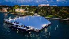 Heliporto de residência em Key Biscayne, Miami