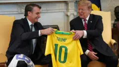 Jair Bolsonaro fi Donaldi Tiraamp