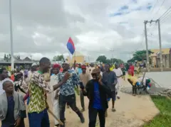 Protesters fly Russian flag for Zamfara State