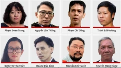 Một số tù nhân chính trị hiện đang chịu án tù tại Việt Nam