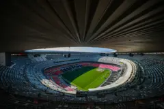 O Estádio Azteca, no México