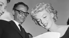 Marilyn Monroe and Arthur Miller