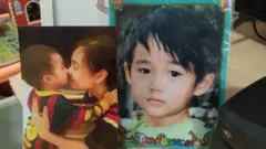 Foto masa kecil Enrico Johannes bersama sang ibu. Kala diambil paksa, usia EJ enam tahun. 