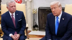 Ürdün Kralı Abdullah ve Trump Oval Ofis'te soruları yanıtladı