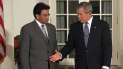 مشرف او بوش