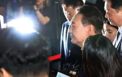 특검에 출석하는 윤석열 전 대통령