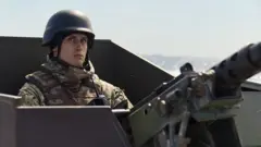 Военный ВМС Украины патрулирует Черное море у берегов Одессы