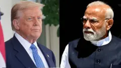 டொனால்ட் டிரம்ப் - நரேந்திர மோதி 