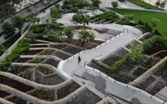 banjir, mencegah banjir, terasering, sawah