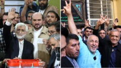 پزشکیان و جلیلی