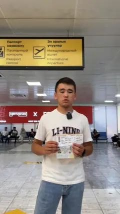 a man in the airport