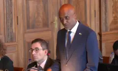 Emmanuel Ugirashebuja avuga muri uru rukiko ku ruhande rw'u Rwanda