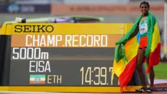 Atileet Madiinaa Iisaa riikardii shaampiyoonichaa kana dura Ganzabee Dibaabaan galmaa'e cabsuun injifatte